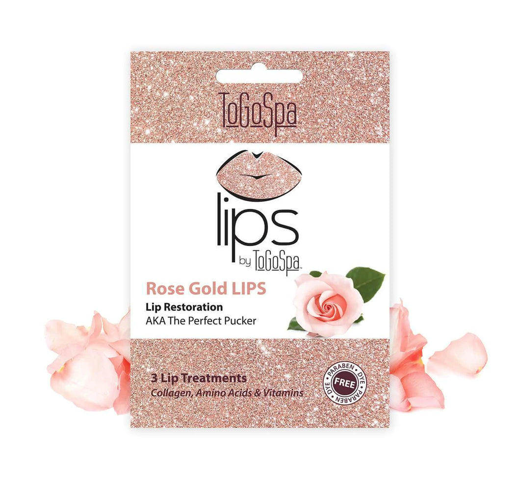 ToGoSpa Lips- Rose Gold